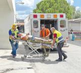 Herido motociclista en fuerte accidente