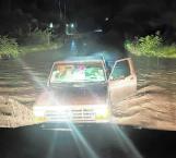 Lluvia inunda seis colonias