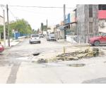 Paralizan lluvias el trabajo de bacheo