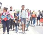 Avanza nueva caravana de migrantes por Oaxaca