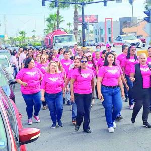 Caminata contra cáncer de mama