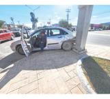 Fuerte choque en zona centro