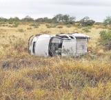 Vuelcan tampiqueños en vía a San Fernando