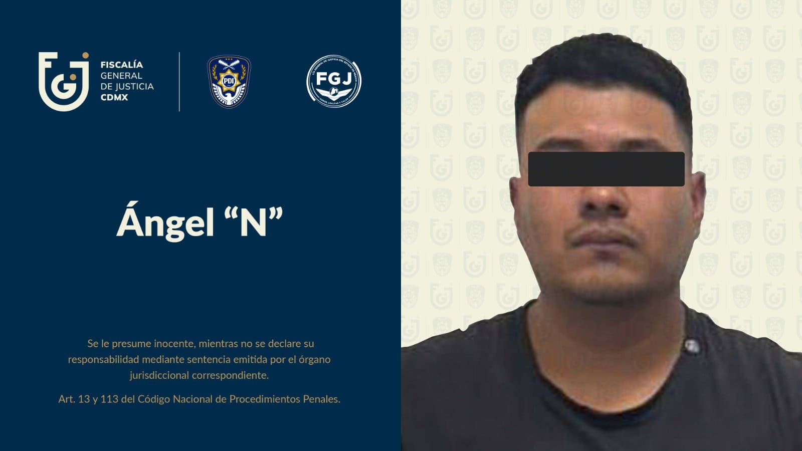 Ángel “N” detenido por homicidio de regidor en Reynosa